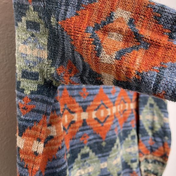 Ralph Lauren Denim & Supply Southwest Aztec Knit Sweater Boho Western Cabincore - Picture 8 of 11